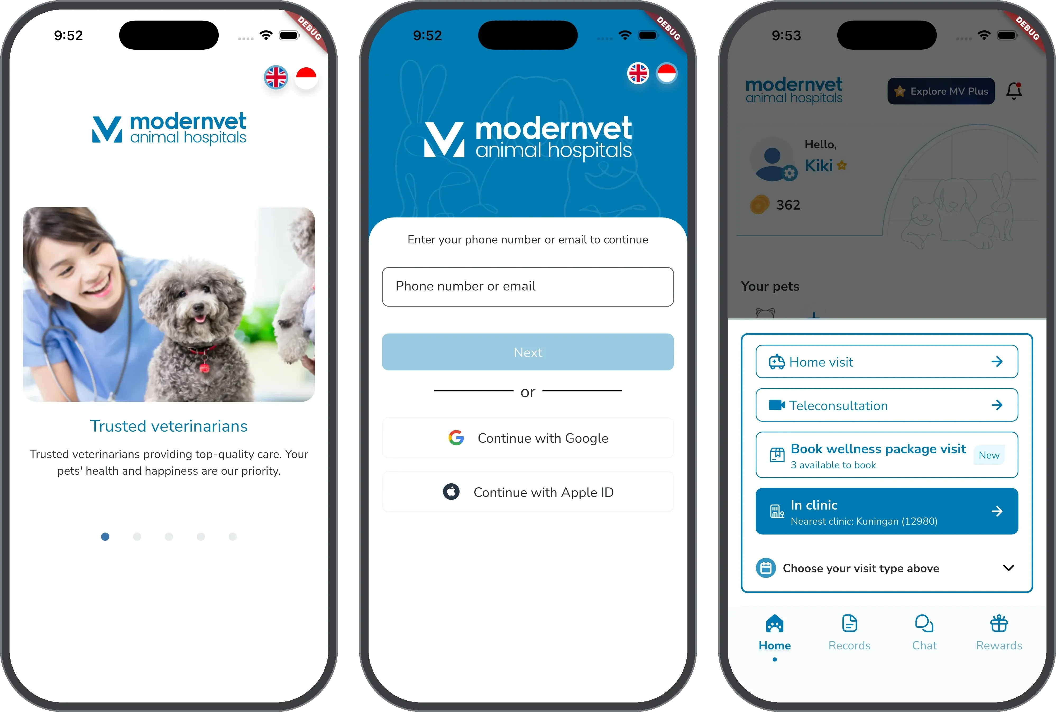 Modernvet Mobile App project screenshot